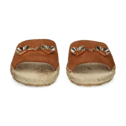 LOVE MOSCHINO Sandalias planas de Mujer JA28371G0O 200 CUERO