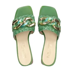 LÓPEZ Sandalias con tacón de Mujer 23425 ESMERALDA