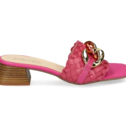 LÓPEZ Sandalias con tacón de Mujer 23425 604 FUXIA