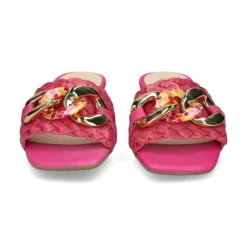 LÓPEZ Sandalias con tacón de Mujer 23425 604 FUXIA