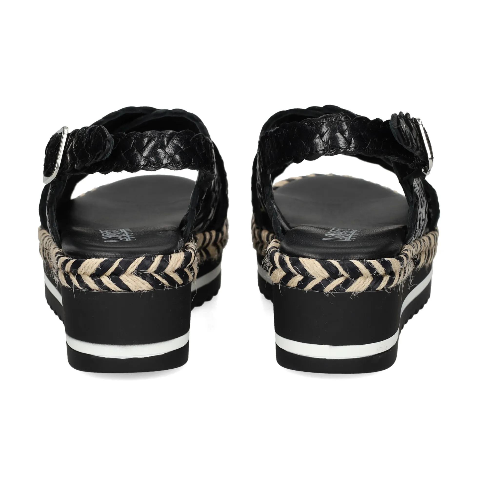 LÓPEZ Sandalias planas de Mujer 22830 NEGRO