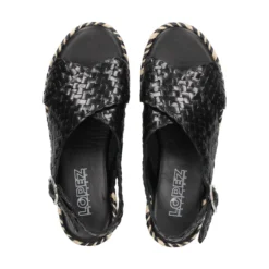 LÓPEZ Sandalias planas de Mujer 22830 NEGRO