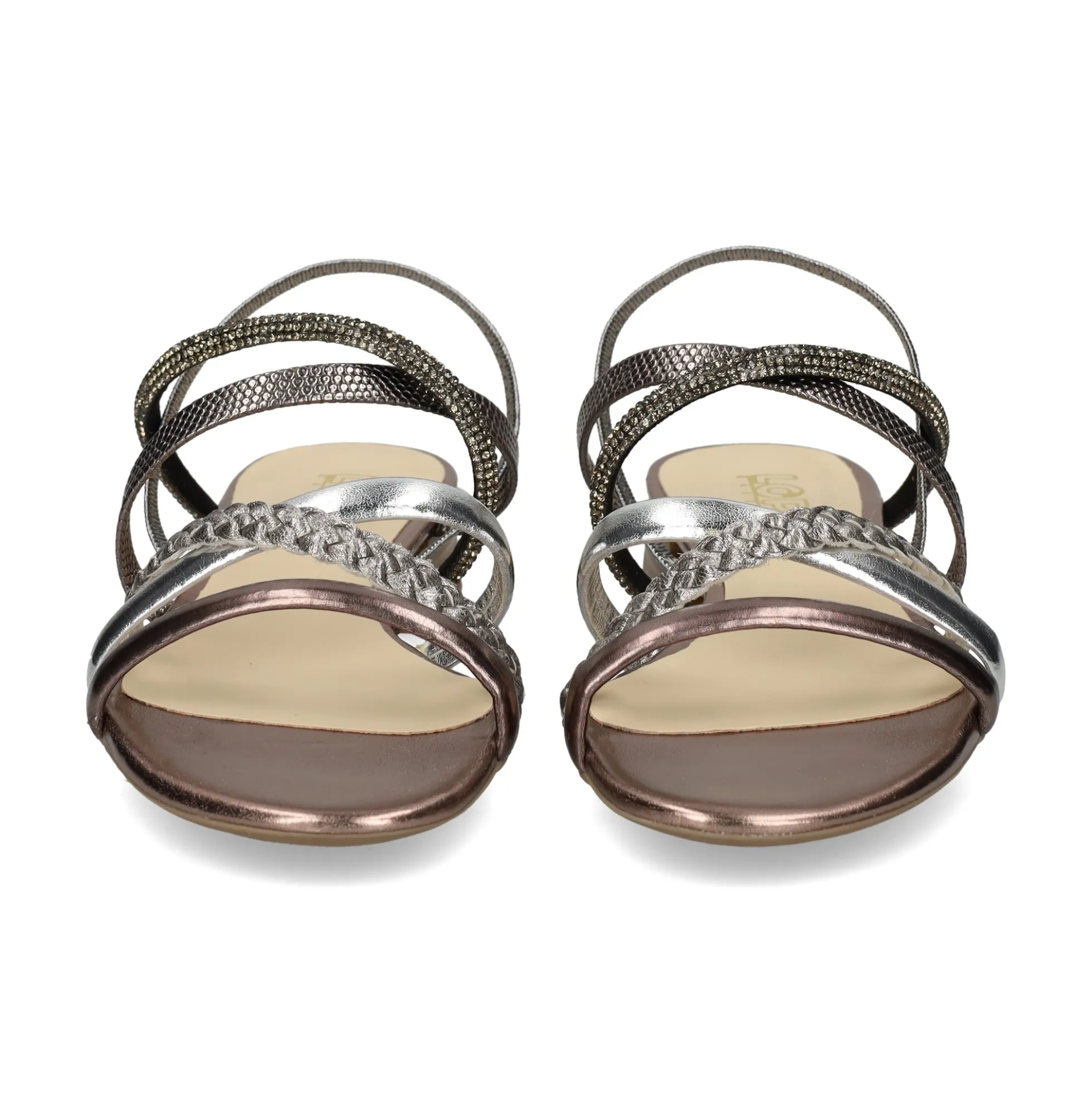 LÓPEZ Sandalias planas de Mujer 24640 MULTI PIRITA
