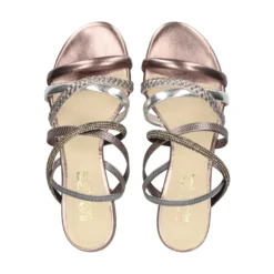 LÓPEZ Sandalias planas de Mujer 24640 MULTI PIRITA