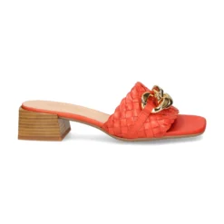 LÓPEZ Sandalias planas de Mujer 22691 NARANJA