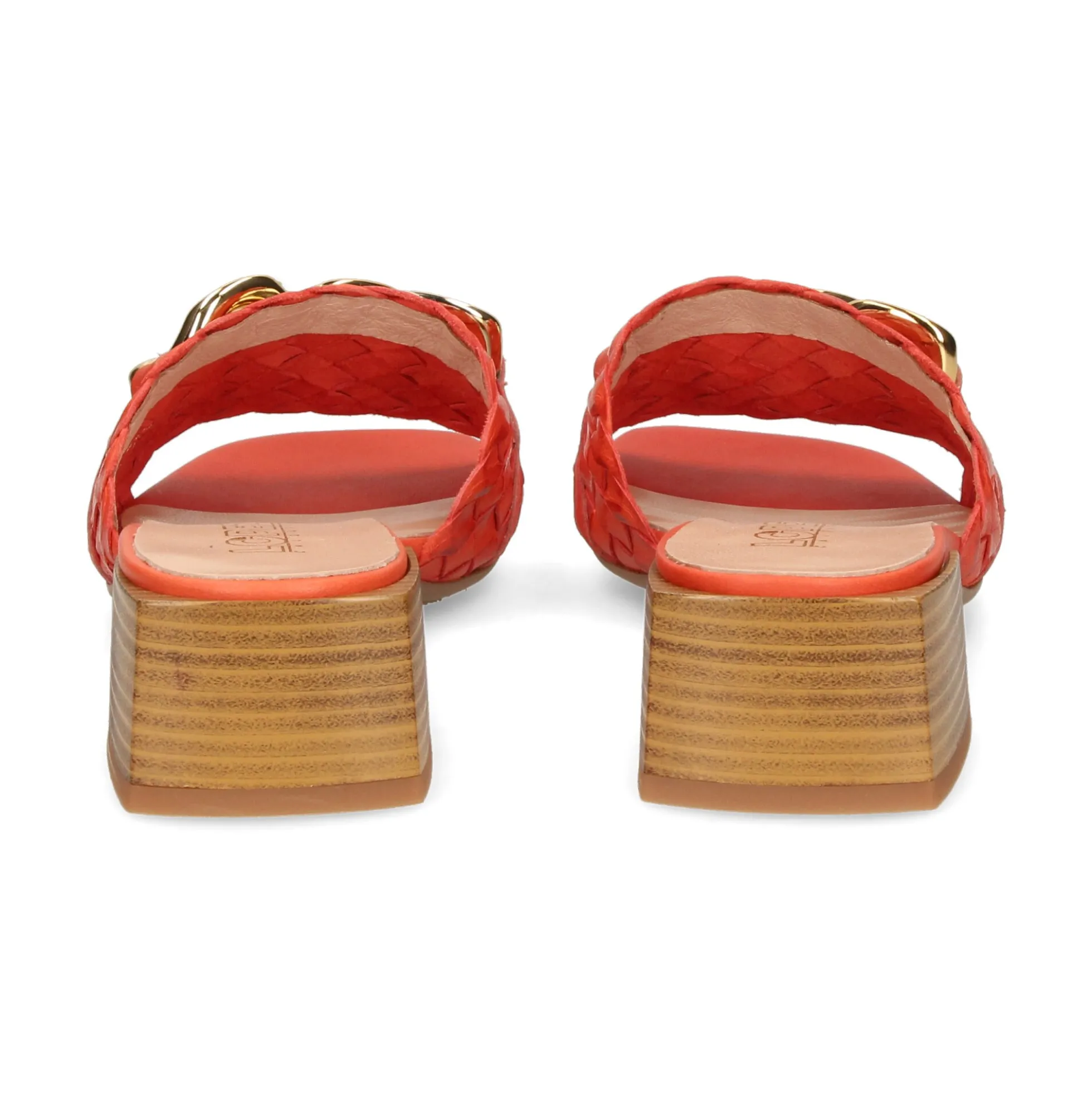 LÓPEZ Sandalias planas de Mujer 22691 NARANJA