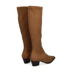 MISS ELASTIC Botas con tacón de Mujer 76281 10 TABACO