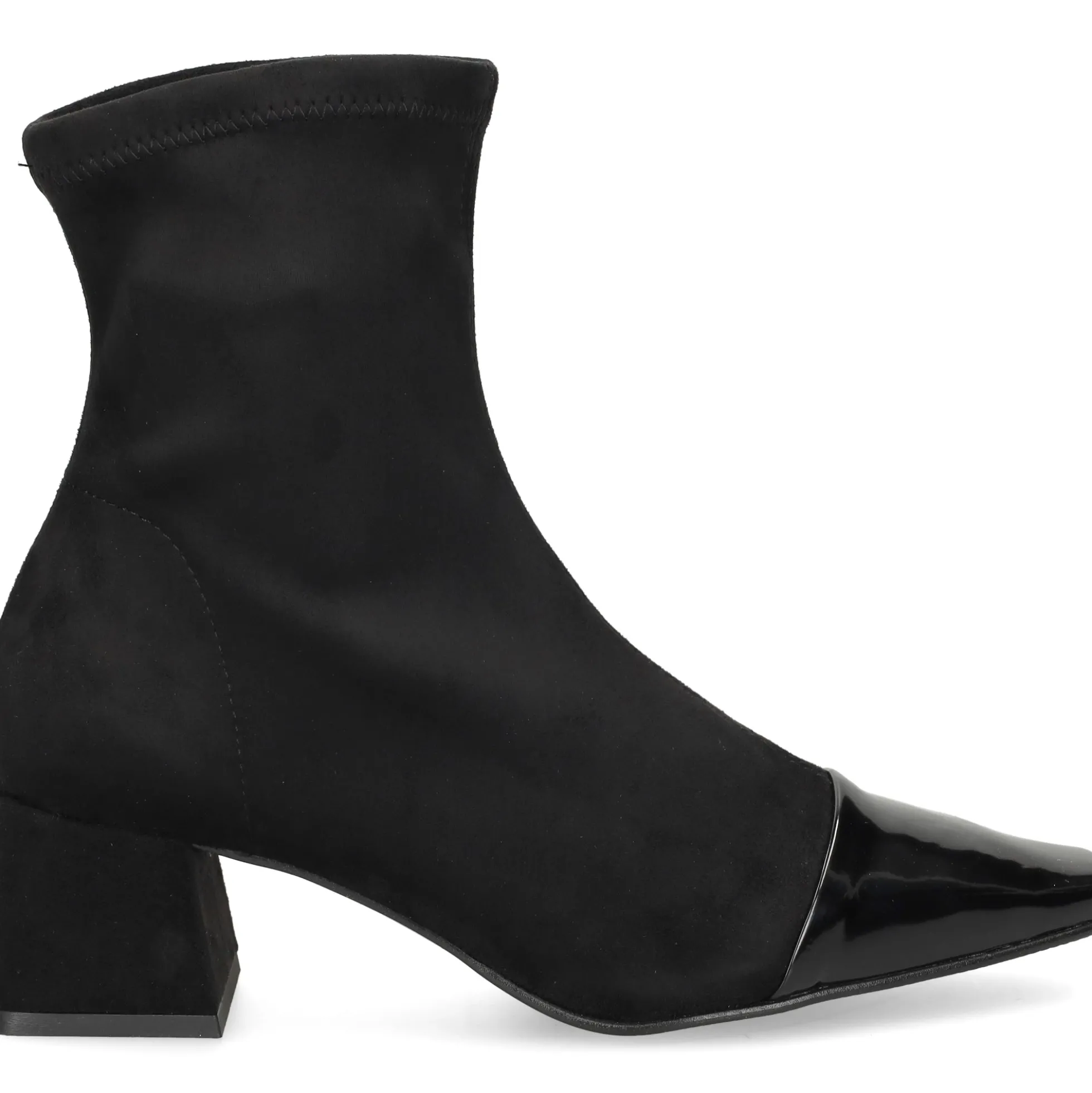 MISS ELASTIC Botines con tacón de Mujer 76152 55 NEGRO /NEGRO