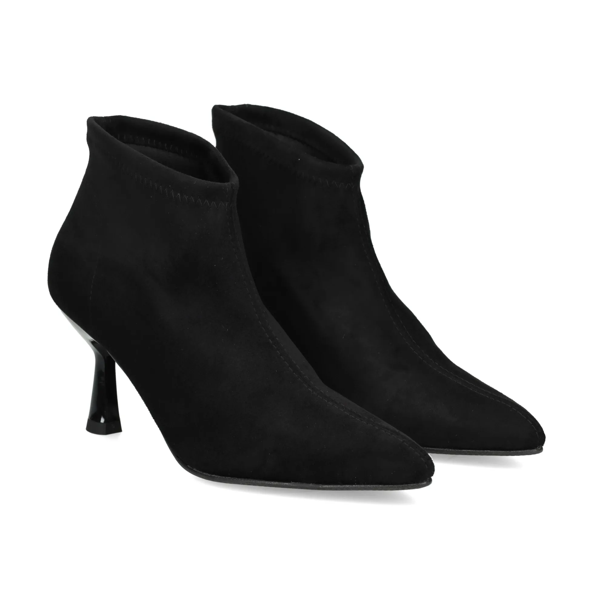 MISS ELASTIC Botines con tacón de Mujer 77035 05 NEGRO