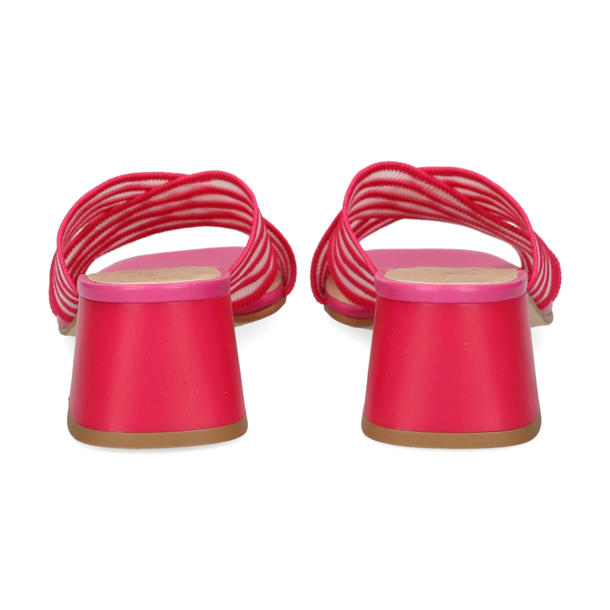 MISS ELASTIC Sandalias con tacón de Mujer 70072 88 FUCSIA