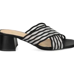 MISS ELASTIC Sandalias con tacón de Mujer 70072 05 NEGRO