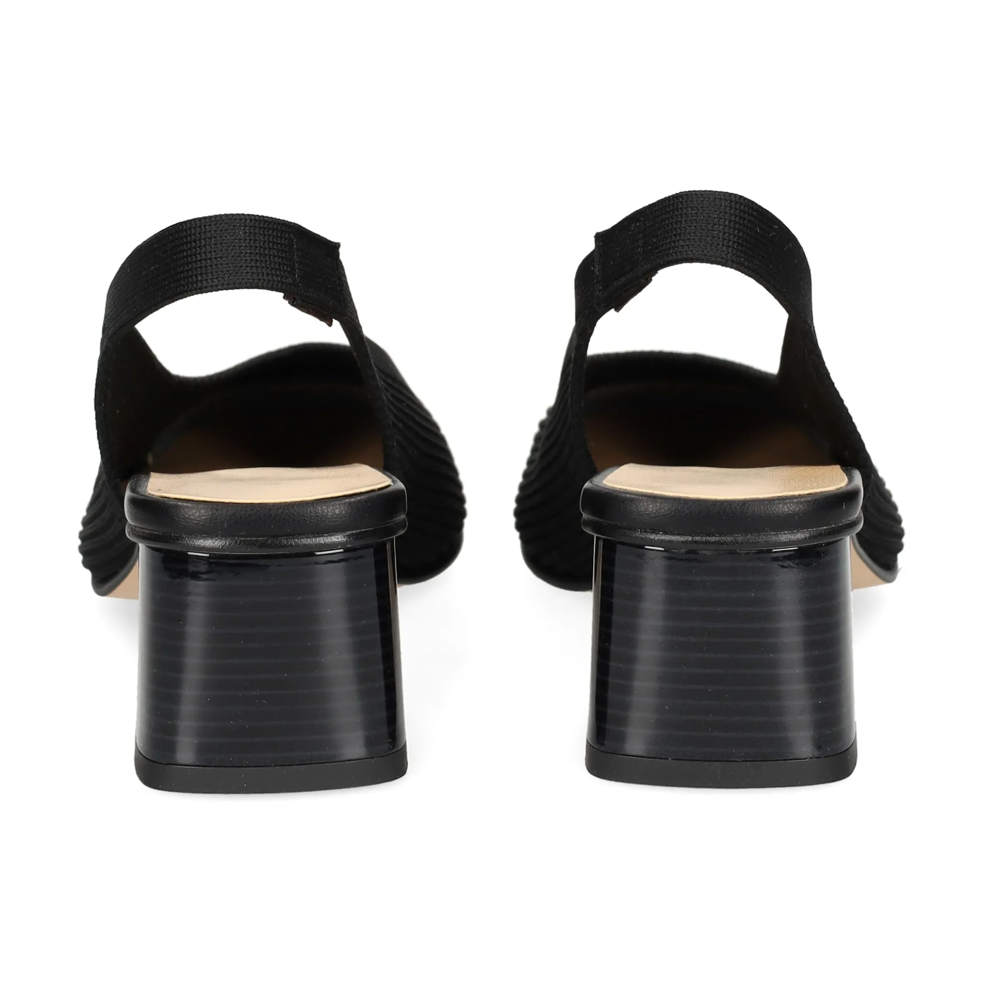MISS ELASTIC Zapatos de tacón bajo 77007 05 NEGRO