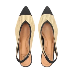 MISS ELASTIC Zapatos de tacón medio de Mujer 76535 72 CAMEL/NEGRO