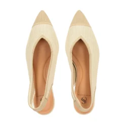 MISS ELASTIC Zapatos de tacón medio de Mujer 76535 3V CREMA/AVENA