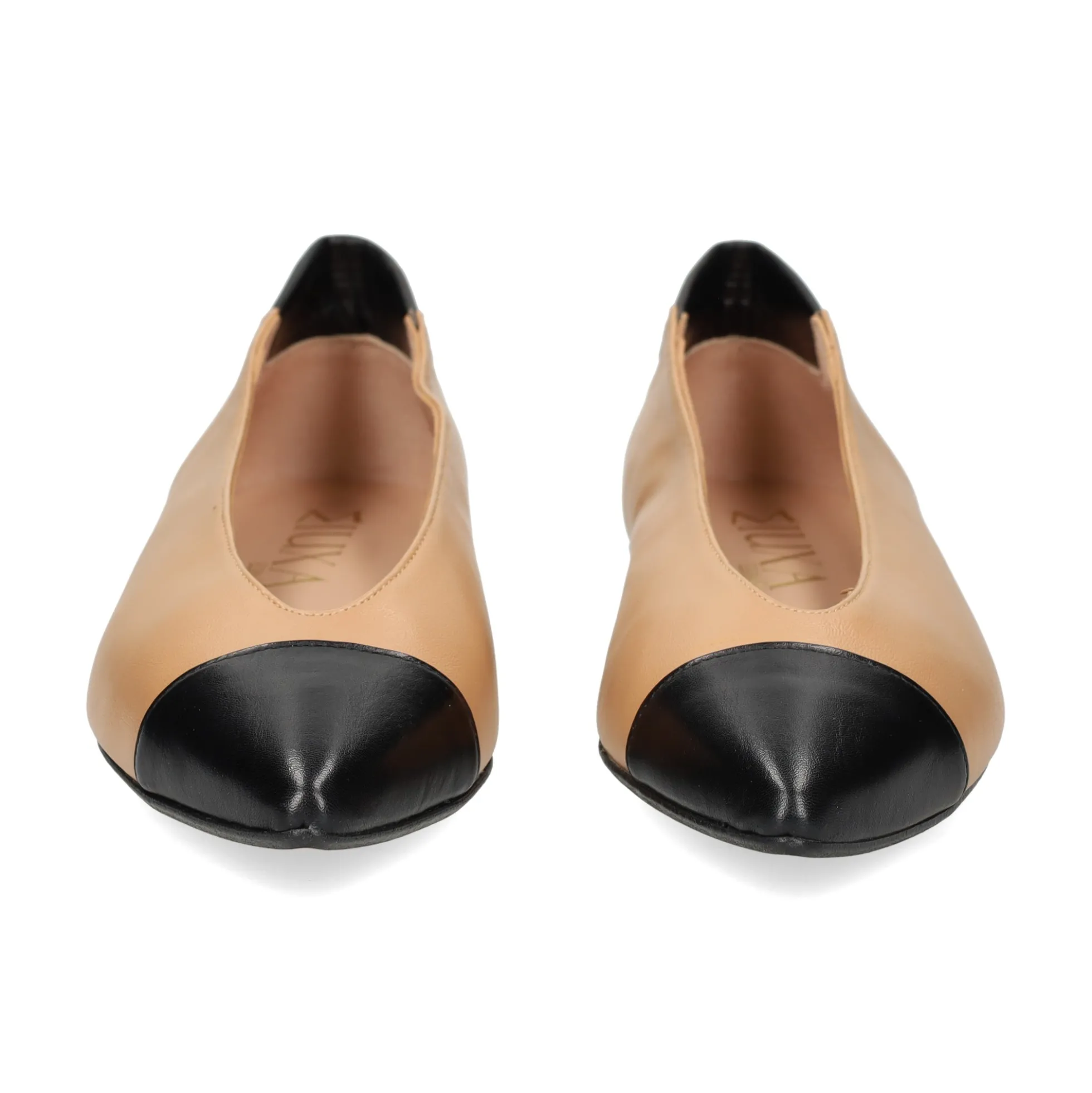 MIUXA Bailarinas de Mujer ZILVI NEGRO/ALMENDRA