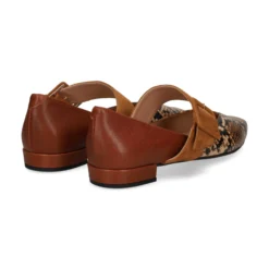 MIUXA Merceditas de Mujer ZABELA MARRON/COGNAC
