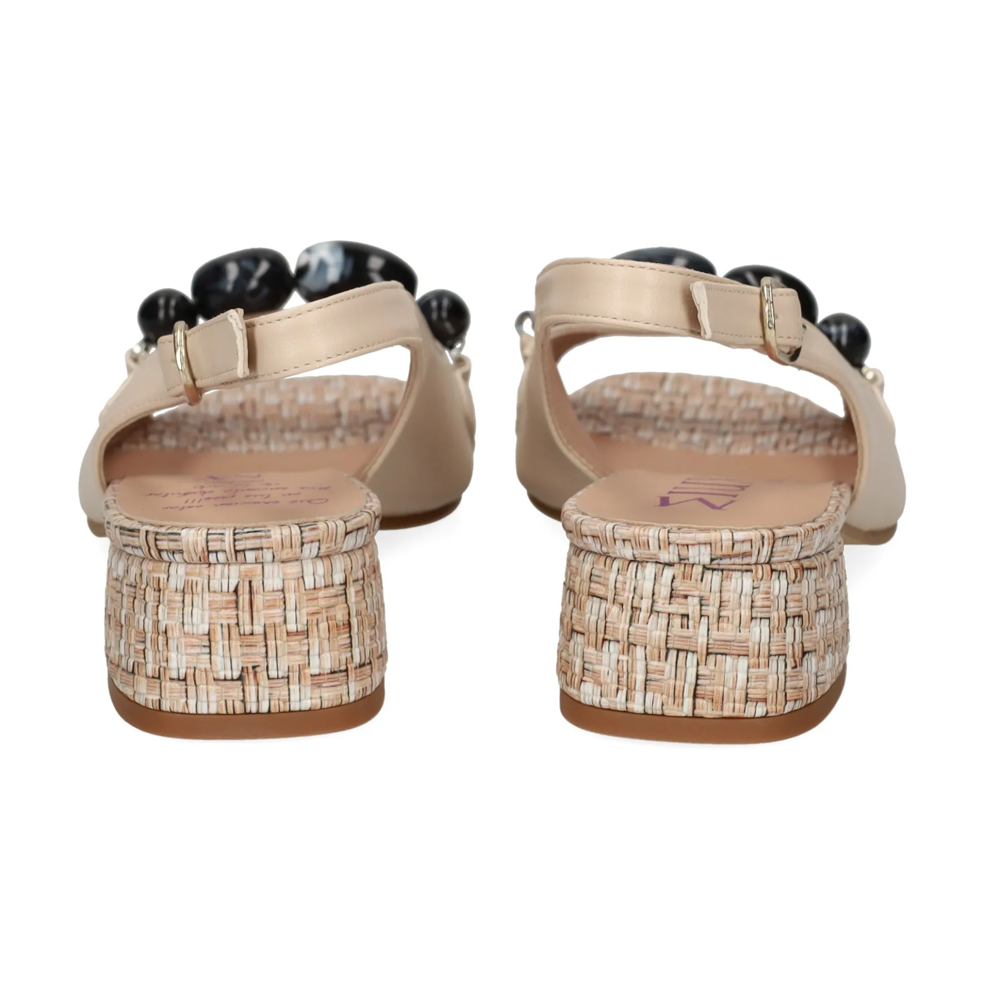MIUXA Sandalias con tacón de Mujer VEROCA LAPONIA/BEIGE