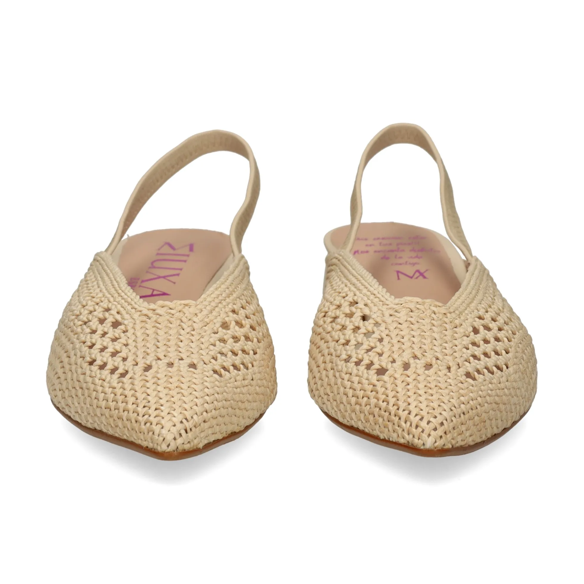 MIUXA Zapatos de tacón bajo PERA BEIGE