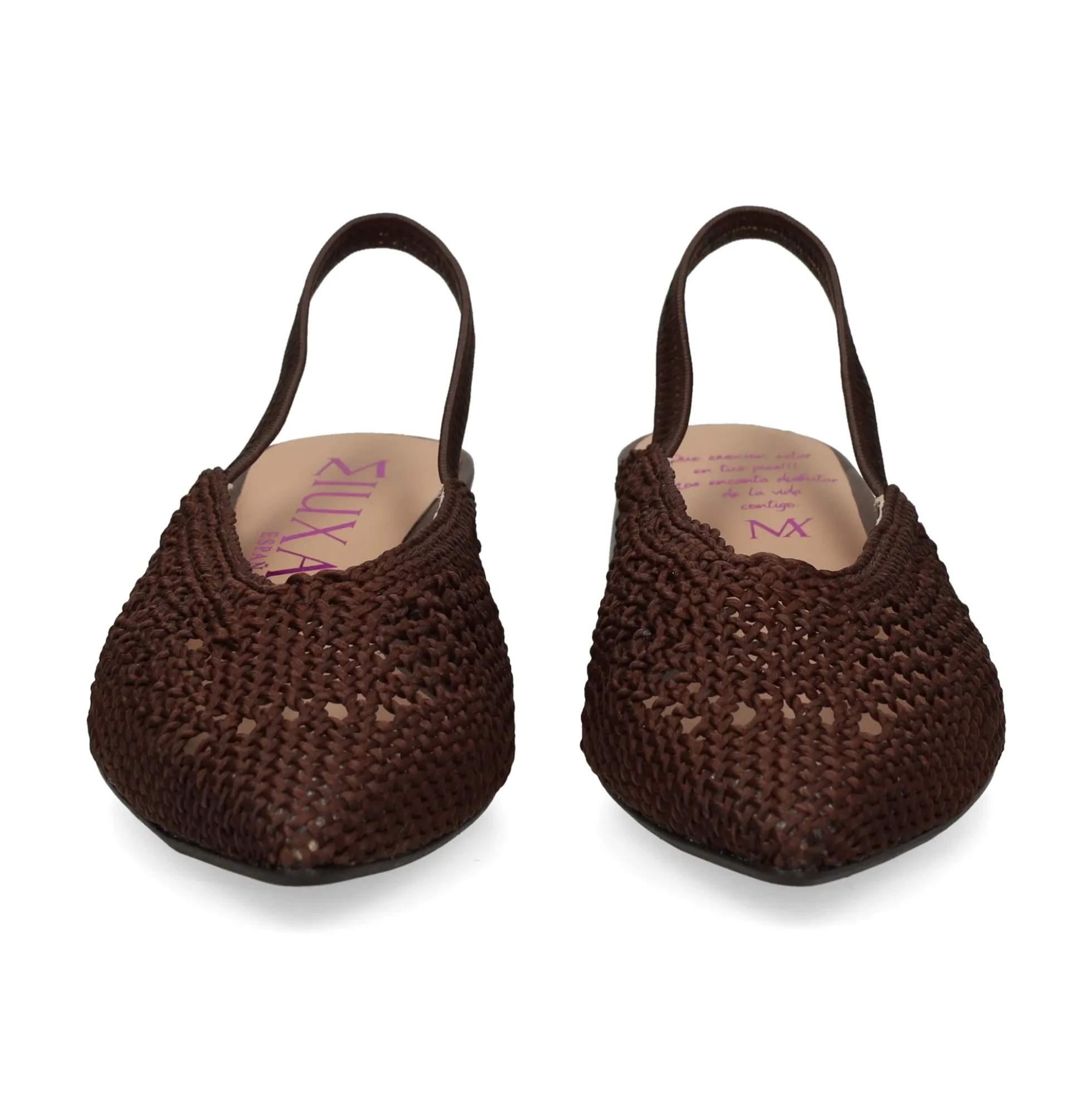 MIUXA Zapatos de tacón bajo PERA CHOCOLATE/CHOCO