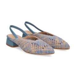 MIUXA Zapatos de tacón bajo PERA MULTI AZUL