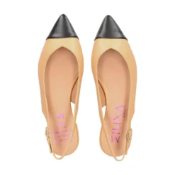 MIUXA Zapatos planos de Mujer ZAMY NEGRO/CHERISH