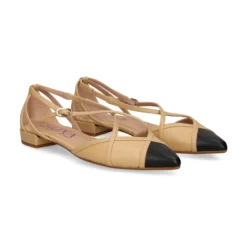 MIUXA Zapatos planos de Mujer ZAKLIO NEGRO/CHERISH