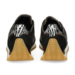MJUS Zapatillas de Mujer L14125 NERO+ARGENTO+