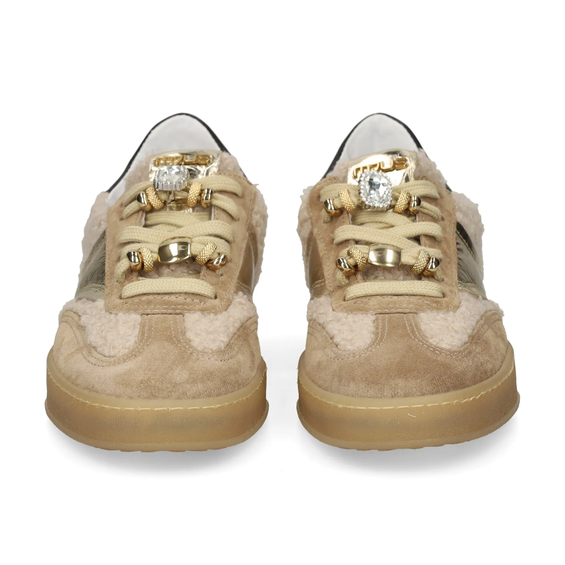 MJUS Zapatillas de Mujer T94172 COCCO+SABBIA+