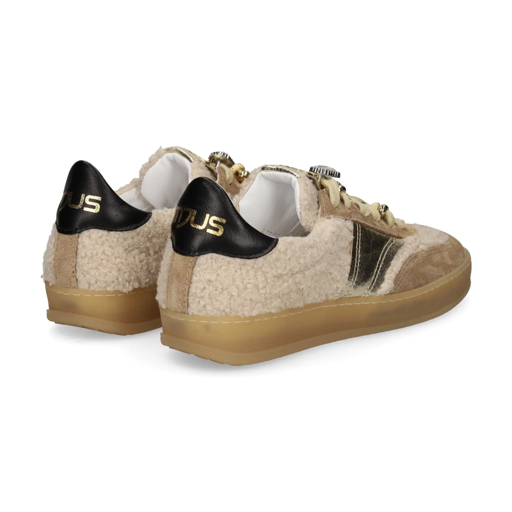 MJUS Zapatillas de Mujer T94172 COCCO+SABBIA+