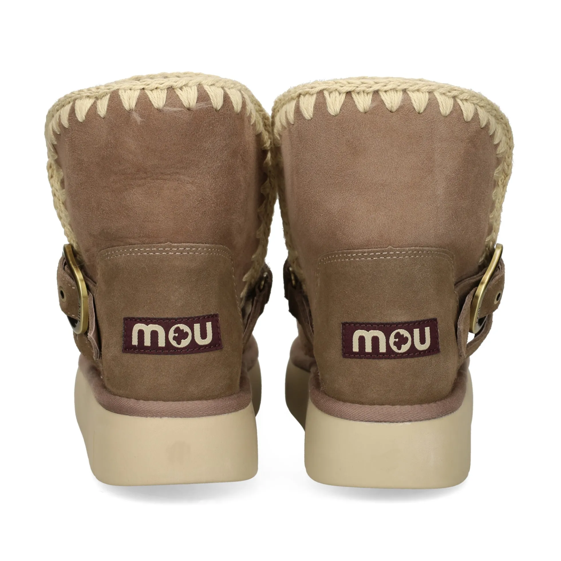 MOU Botines planos de Mujer Bounce boot buckle strap ELGRY