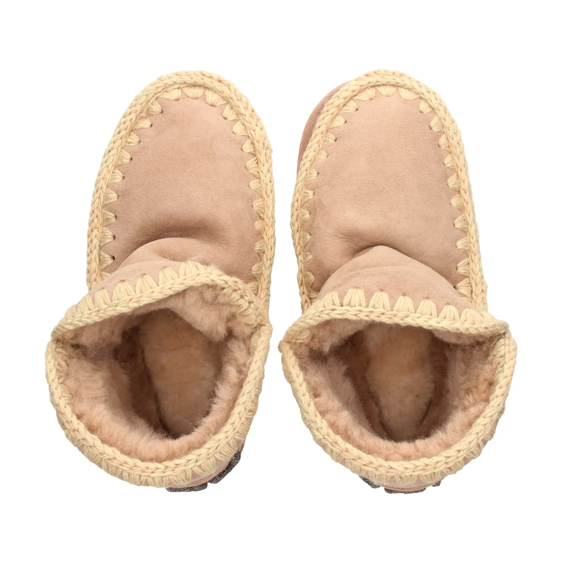 MOU Botines planos de Mujer ESKIMO 18 GLITTER LOGO CAMEL