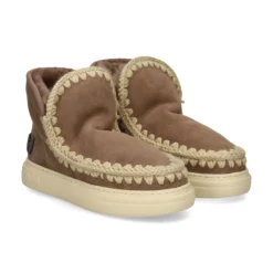 MOU Botines planos de Mujer Eskimo sneak bold glitter logo ELGRY