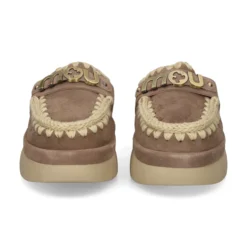 MOU Zuecos de Mujer Bounce welt clog suede ELGRY