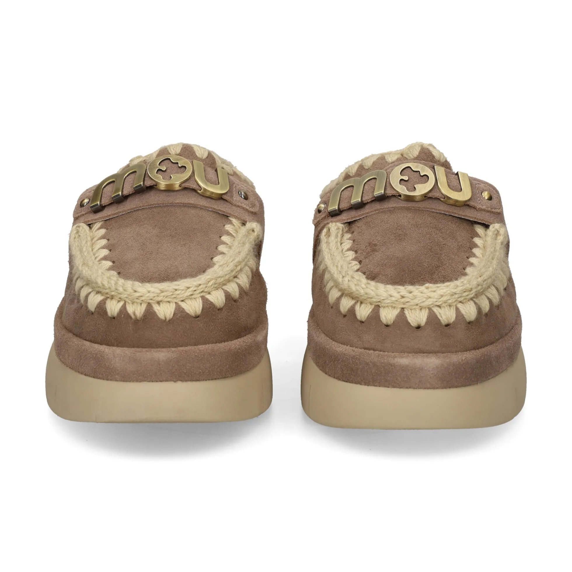 MOU Zuecos de Mujer Bounce welt clog suede ELGRY