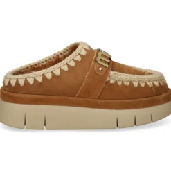 MOU Zuecos de Mujer Bounce welt clog suede COG