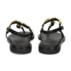 MYCONIAN Sandalias planas de Mujer 221582 NEGRO