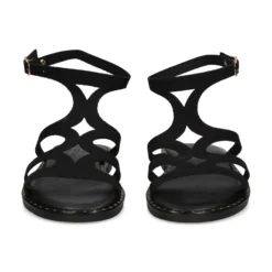 MYCONIAN Sandalias planas de Mujer 2133 NEGRO