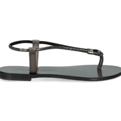 NICOLAS LAINAS Sandalias planas de Mujer 53-TCM GRAFITO