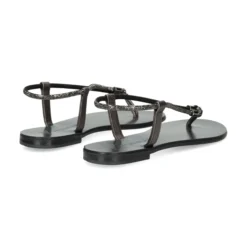 NICOLAS LAINAS Sandalias planas de Mujer 53-TCM GRAFITO