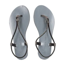 NICOLAS LAINAS Sandalias planas de Mujer 53-TCM GRAFITO