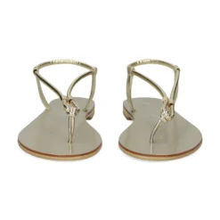 NICOLAS LAINAS Sandalias planas de Mujer 53-GM ORO
