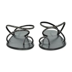 NICOLAS LAINAS Sandalias planas de Mujer 63-TCM GRAFITO