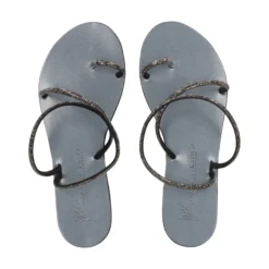 NICOLAS LAINAS Sandalias planas de Mujer 63-TCM GRAFITO