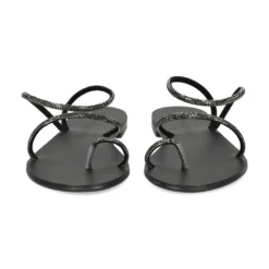 NICOLAS LAINAS Sandalias planas de Mujer 63-TC NEGRO