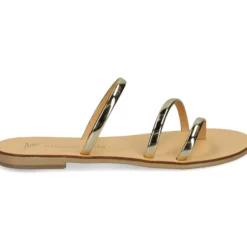 NICOLAS LAINAS Sandalias planas de Mujer 27-T ORO