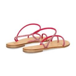 NICOLAS LAINAS Sandalias planas de Mujer 63-TC ROSA