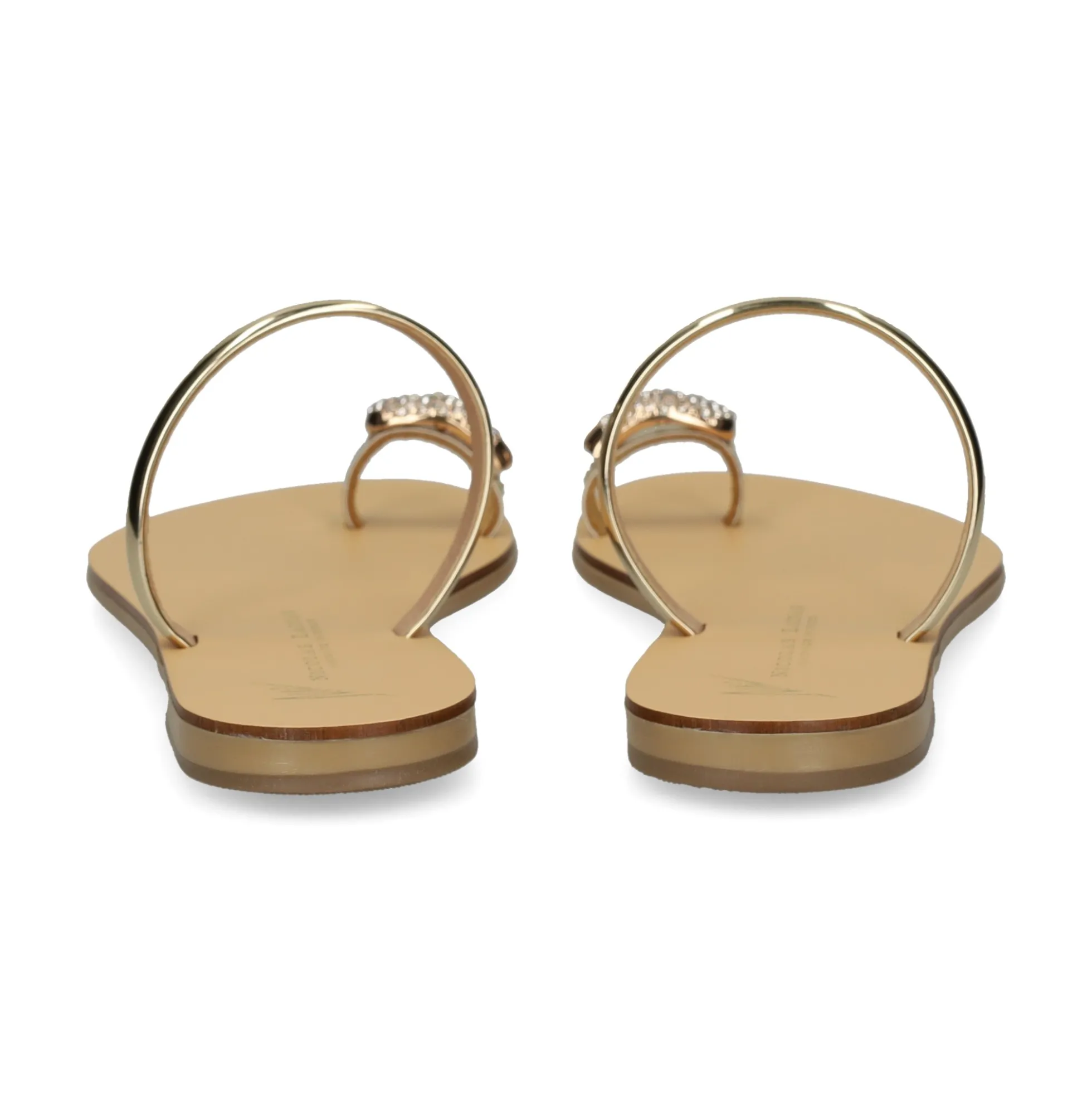 NICOLAS LAINAS Sandalias planas de Mujer 243-T ORO
