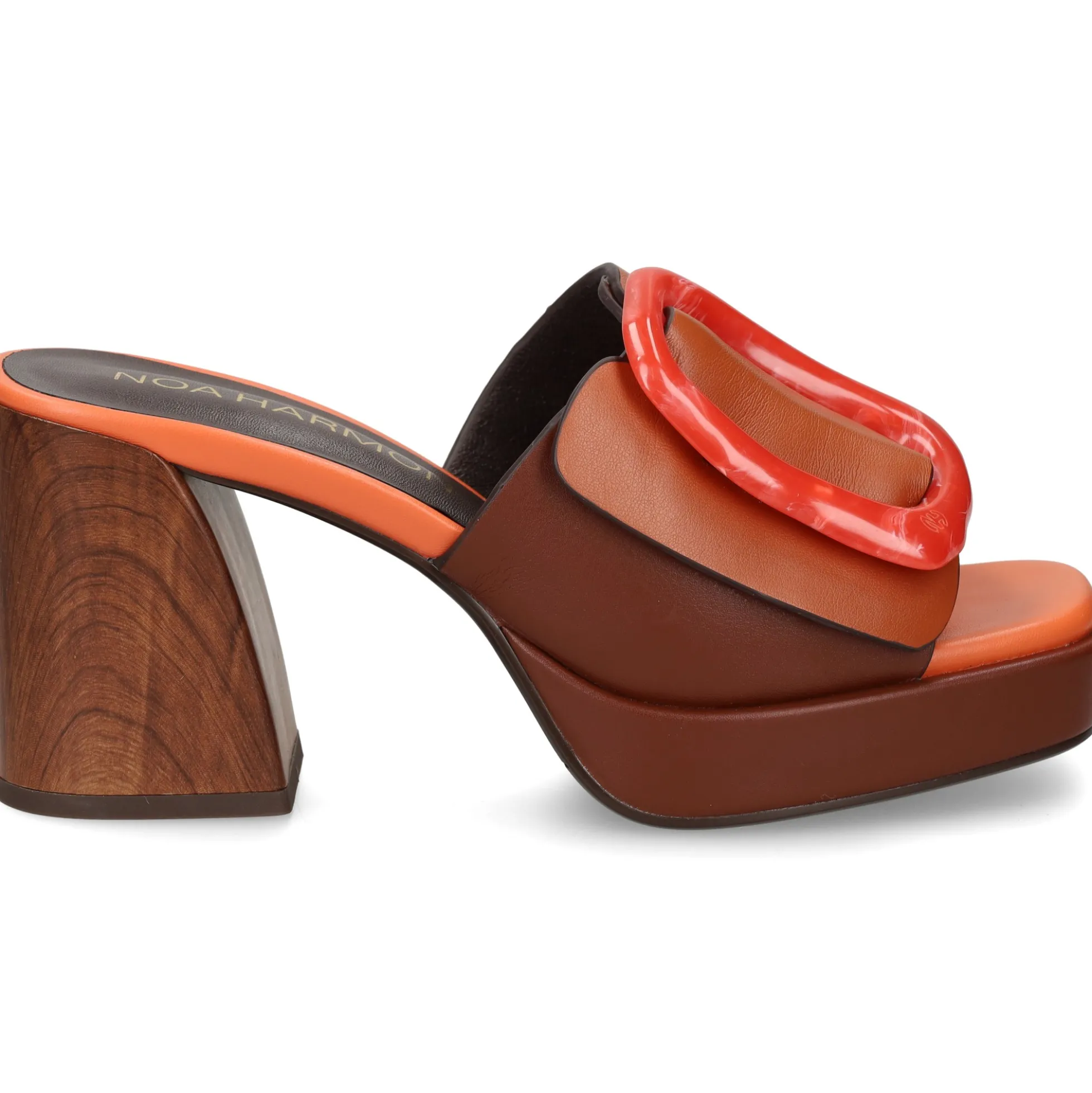 NOA HARMON Sandalias con plataforma de Mujer 009677-0M07 MULTI CUERO