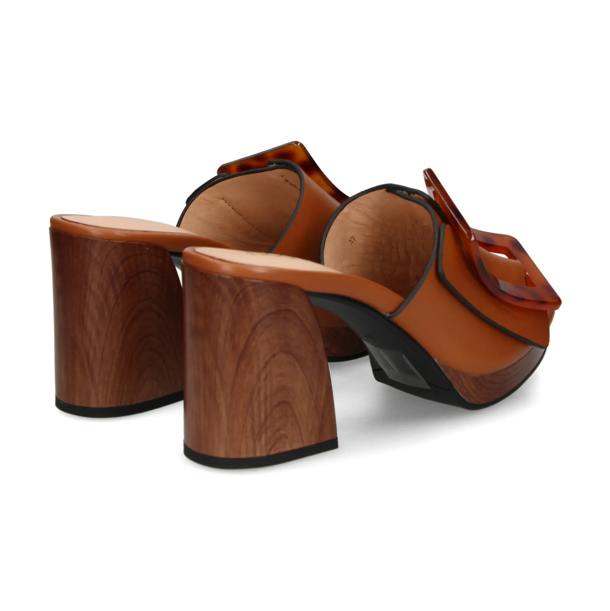 NOA HARMON Sandalias con plataforma de Mujer 008745-0007 CUERO