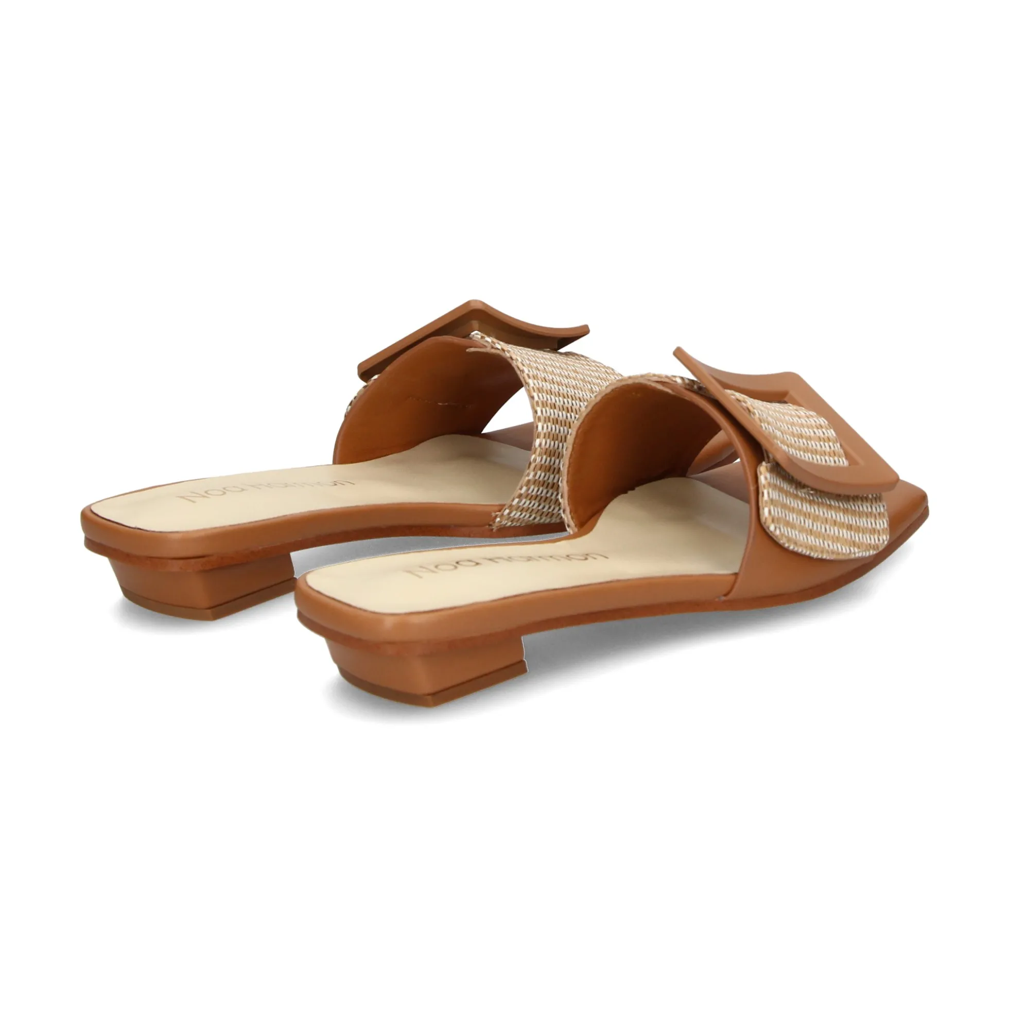 NOA HARMON Sandalias planas de Mujer 008967-0M07 MULTICOLOR CUER